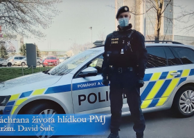 Policisté z pražské PMJ zachránili muži život