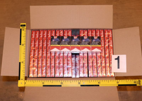 Skvělá práce celníků! Zajistili rekordní počet pašovaných cigaret