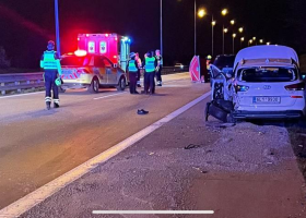 Muže na Pražském okruhu zabilo auto, když se šel podívat na následky srážky s ptákem