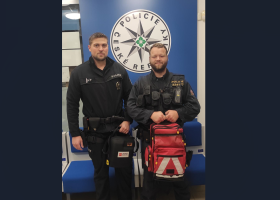 Policisté z Bělé pod Bezdězem zachránili život muži, který zkolaboval!