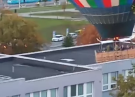 Dramatická havárie horkovzdušného balonu nad Ostravou: Cestující zachráněni
