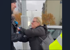 Opilá řidička v Praze nabourala, chtěla utéci z místa nehody a ještě napadla policistu.
